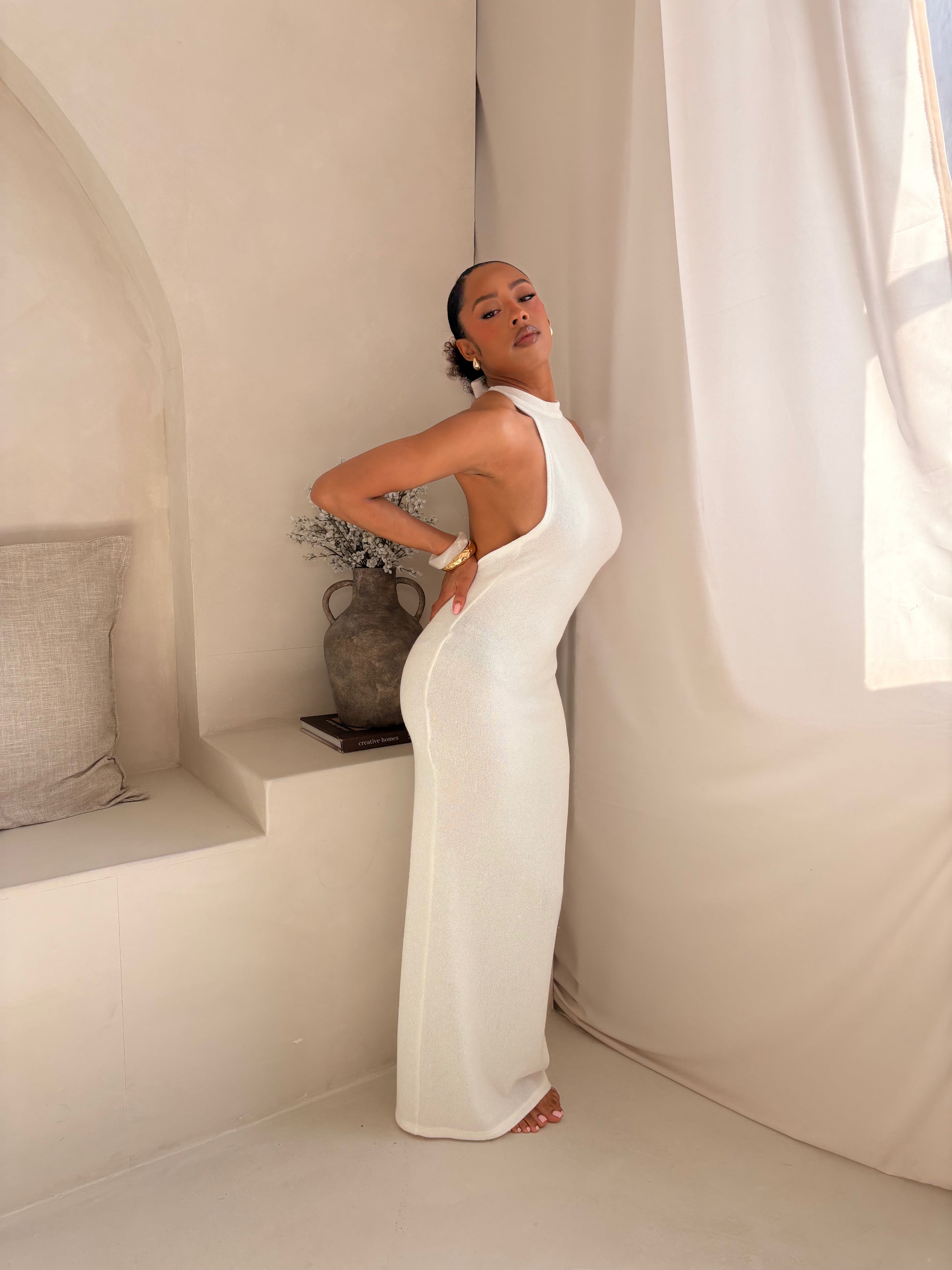 Grace Maxi dress - White