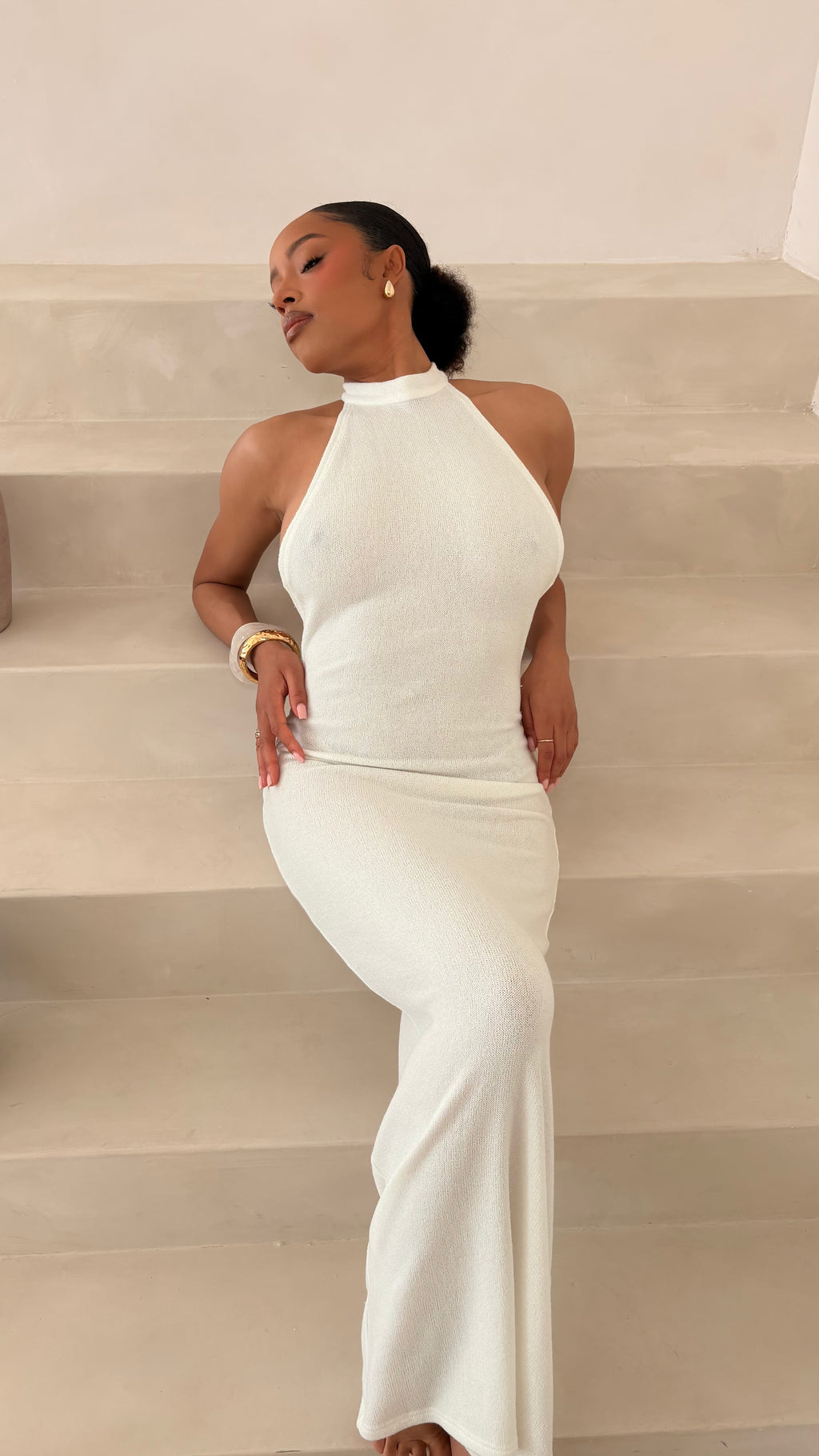 Grace Maxi dress - White