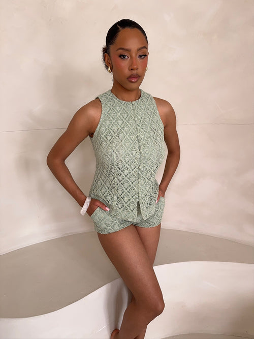 Isabella tailored mini shorts